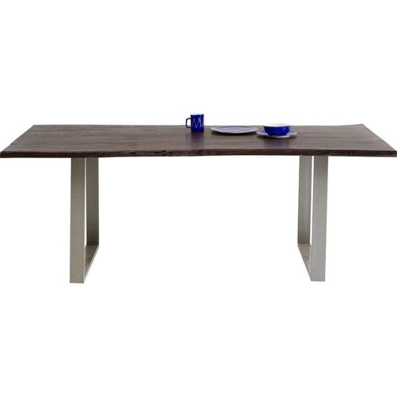 Table Harmony Dark Silver 200x100